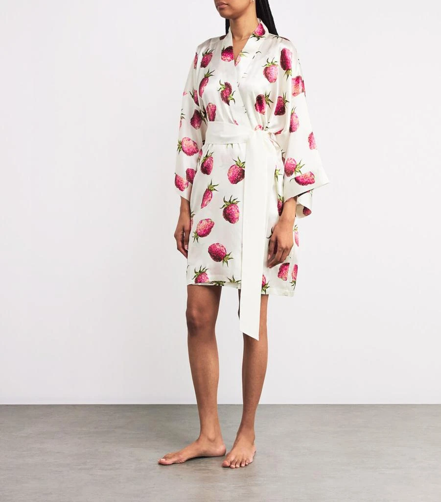 OLIVIA VON HALLE Silk Blythe Mimi Robe 3
