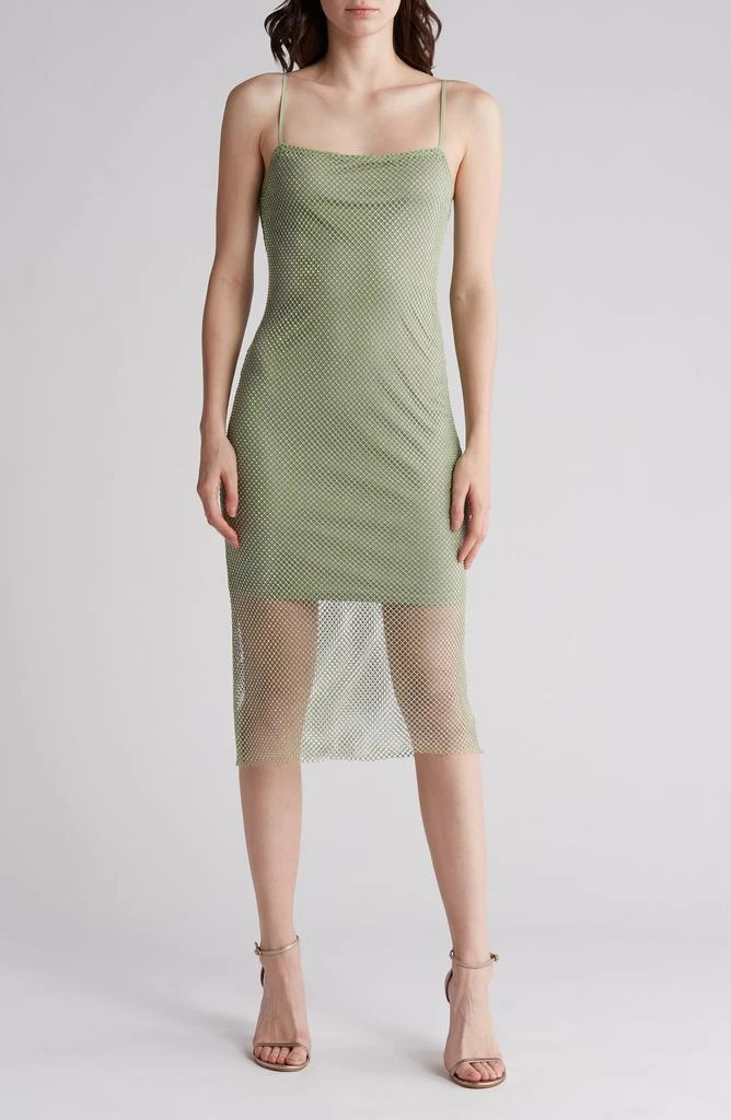mesh dress festival look Mesh ruched crewneck solid mini dress