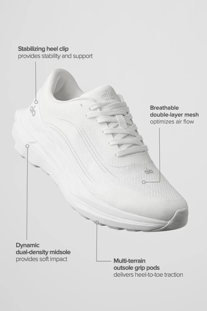 Alo Alo Runner - White/White 2
