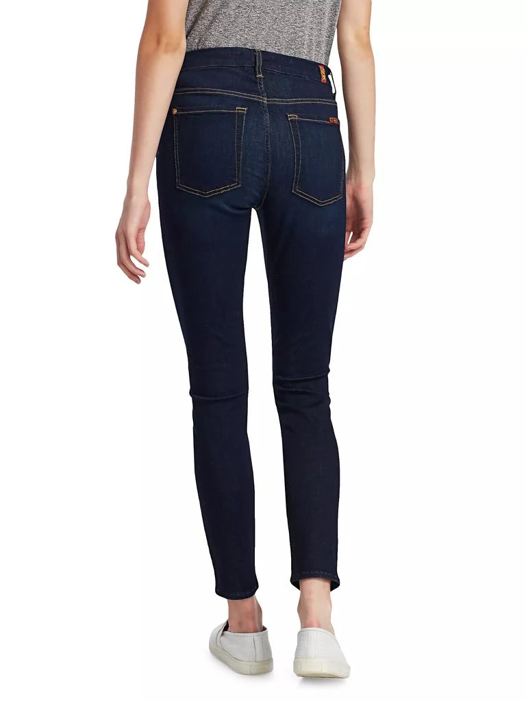 7 For All Mankind The High-Rise Ankle Skinny Jeans 5