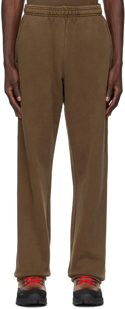 Entire Studios Brown Straight-Leg Sweatpants 1