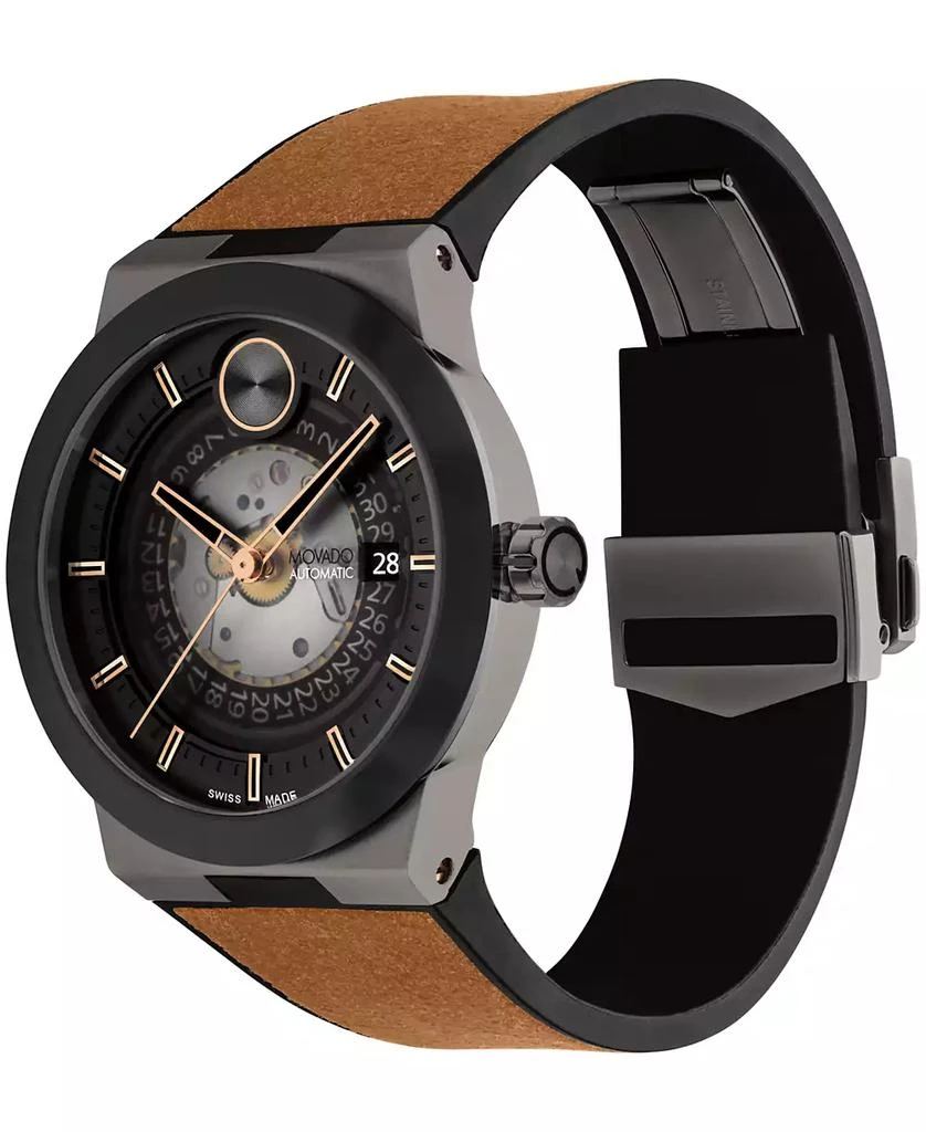 Movado Men's Bold Fusion Automatic Swiss Auto Black Rubber 43.50MM Watch 2