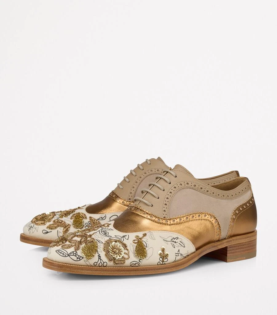 Christian Louboutin Education Esquisse Floral Oxford Shoes 2