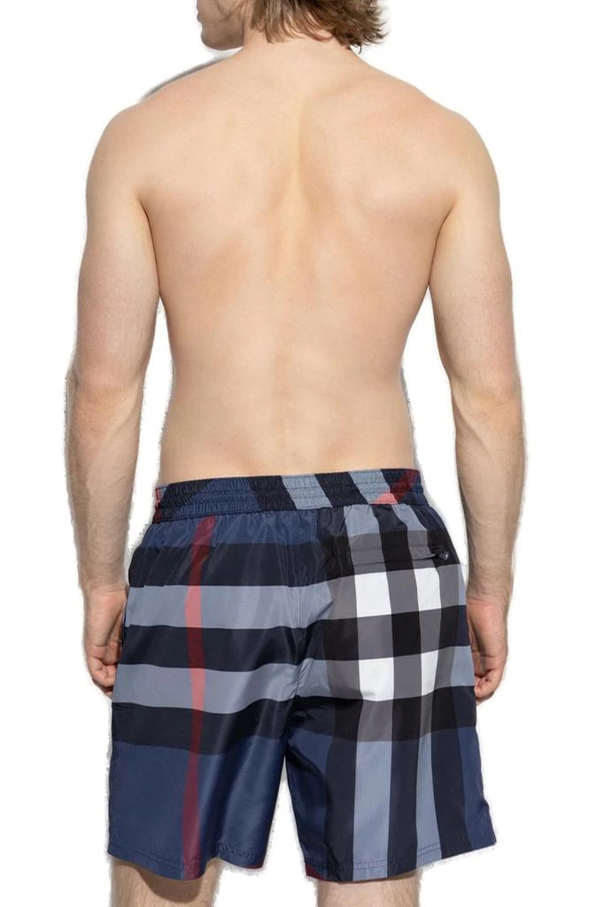 Burberry Burberry Checked Drawstring Swim Shorts 3