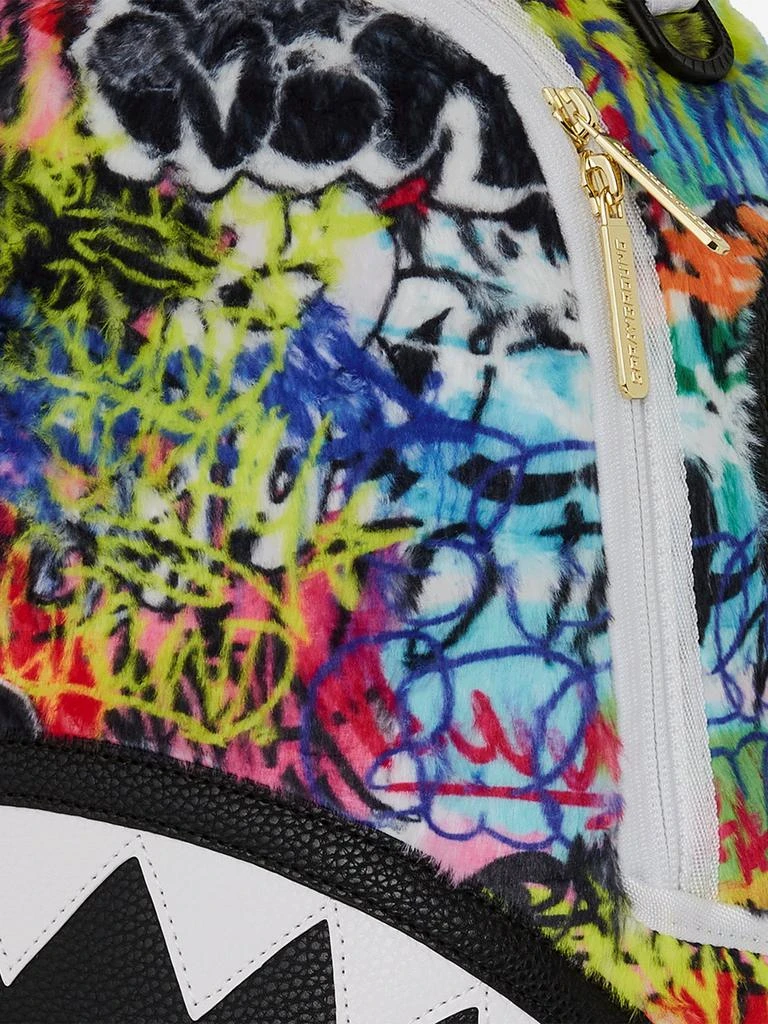 SprayGround Sprayground Kids Graffiti Fur DLXSF Backpack in Multicolour (45.72 cm) 5