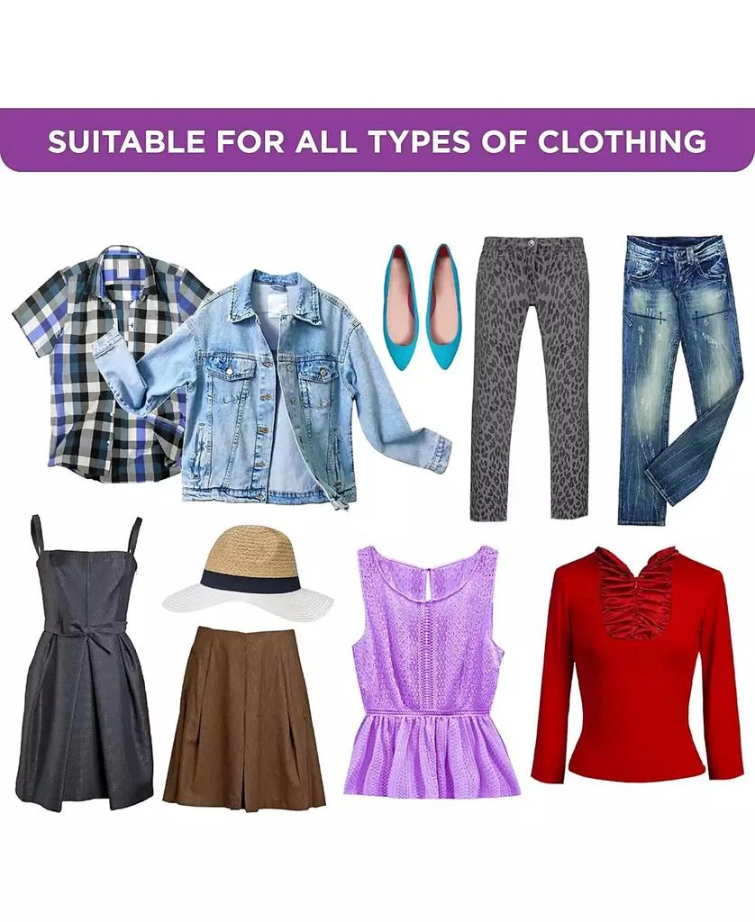 Florida Brands Portable Wardrobe Closet - Premium Metal Hanging Rod with Beige Cover- 65 Lb. Weight Capacity- Super Easy Assembly, No Tools Required 6