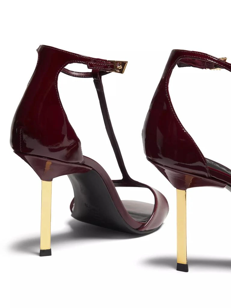 Schutz Allure T 90MM Patent Leather T-Strap Sandals 3