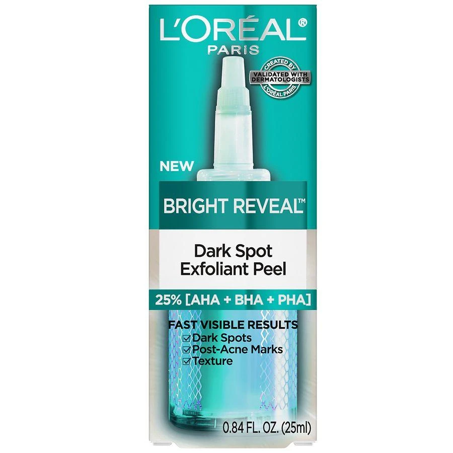 L'Oreal Paris Bright Reveal Dark Spot Exfoliant Peel with 25% AHA BHA PHA Blend 3