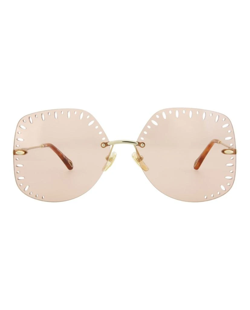 Chloe Geometric Braided Sunglasses CH0003S 002 Coral 55mm Shop Women main image 4