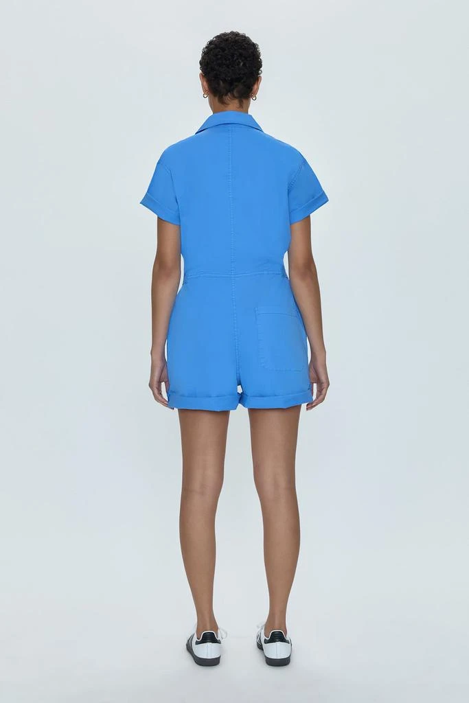 Pistola Denim Parker Short Sleeve Romper - Azure Blue 6