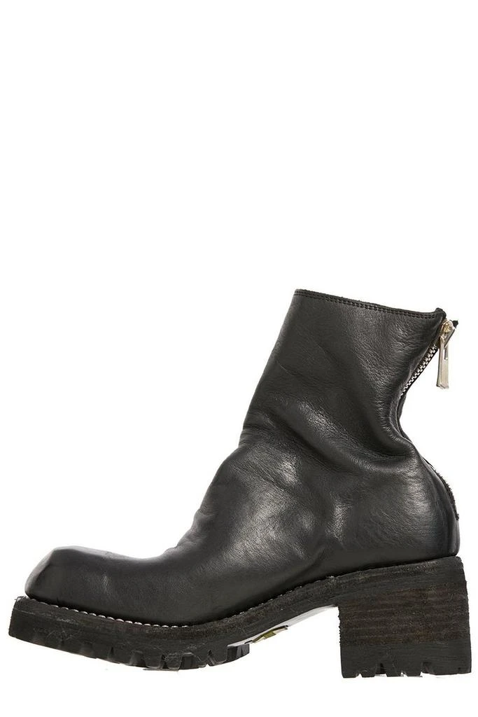 guidi Guidi Back Zip Squared-Toe Boots 2