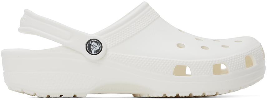 Crocs White Classic Clogs