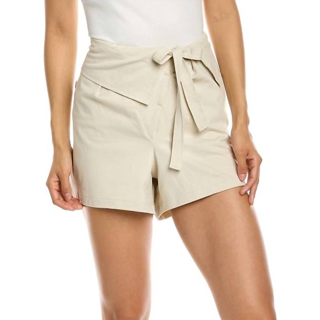 Grey State Ainsle Shorts In Oatmeal