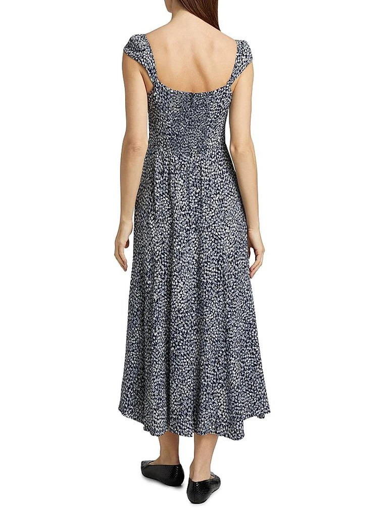 Reformation Bryson Floral Sweetheart Midi-Dress 5