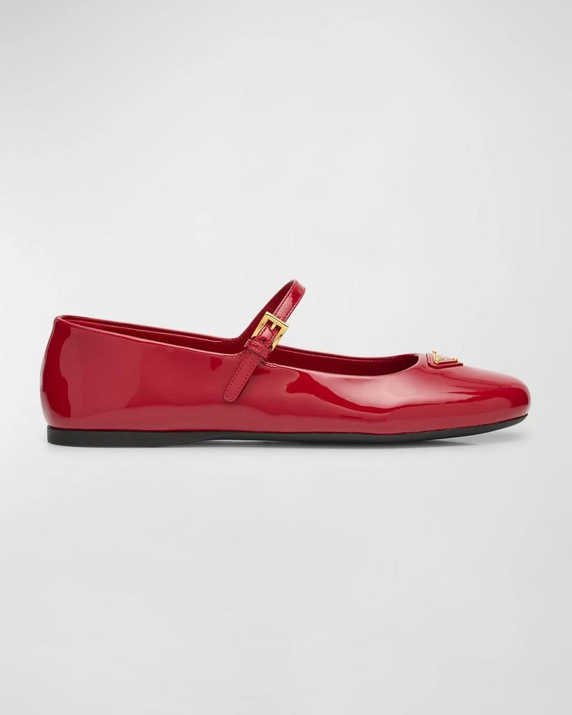Prada Patent Mary Jane Ballerina Flats 1