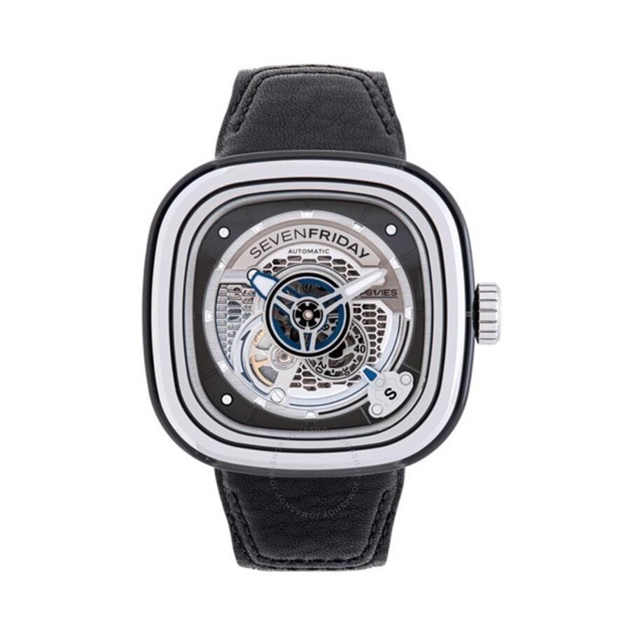 Sevenfriday Seven Friday PS Series Automatic Blue Dial Men's Watch PS1/03