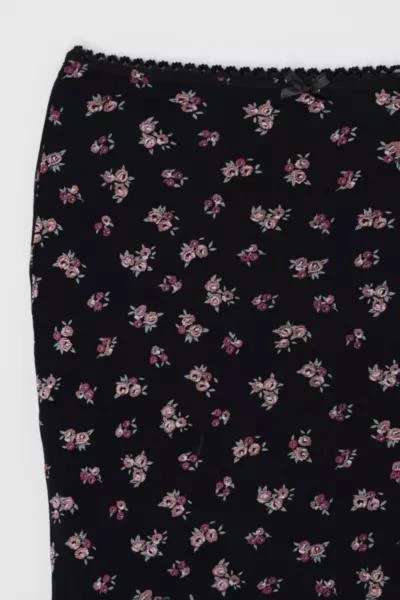 Urban Outfitters Vintage Y2k Printed Flower Midi Skirt 2