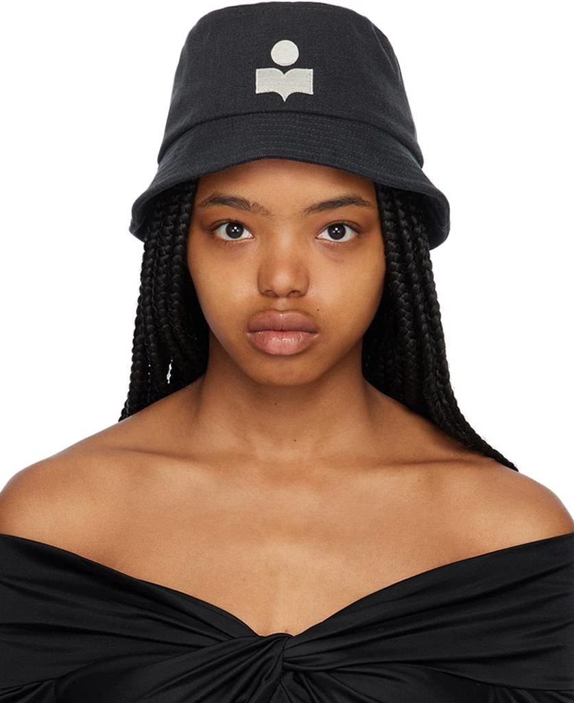 Isabel Marant Gray Haley Bucket Hat 1