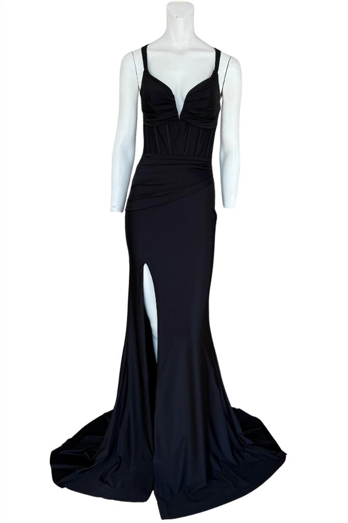 Jovani Jovani - Black Maxi Evening Gown