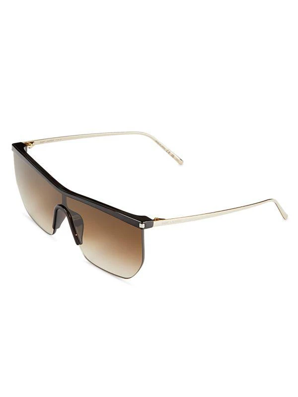 Yves Saint Laurent 72MM Shield Sunglasses 2