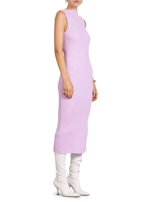 Anna Quan Drew Rib-Knit Midi Dress 3