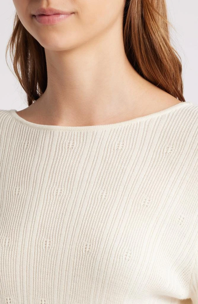 SESSUN Isla Keyhole Rib Sweater 4