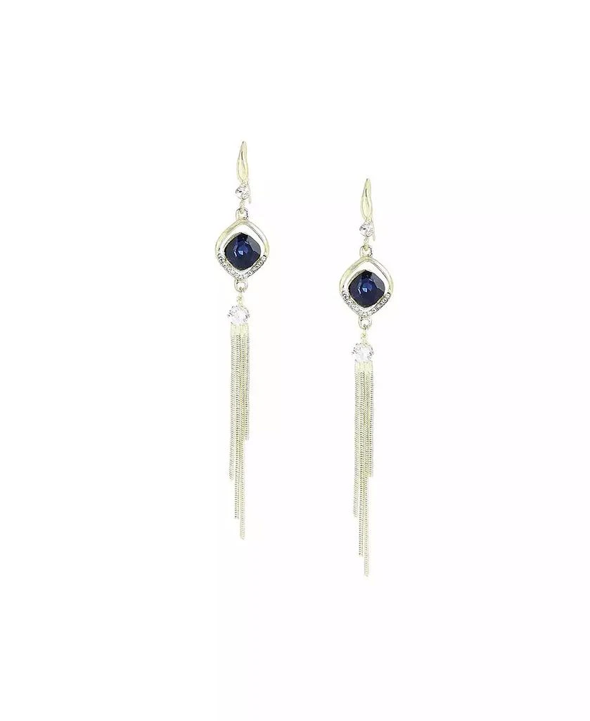 SOHI Women
s Black Sleek Drop Earrings