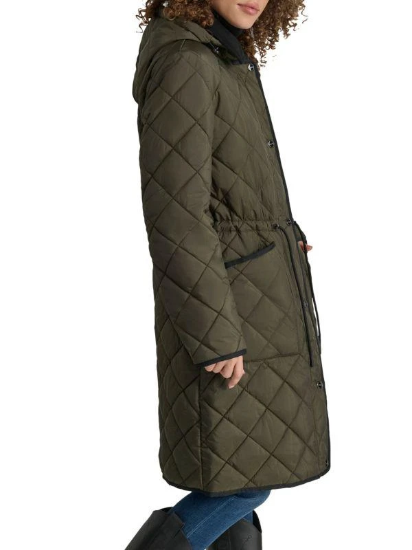 Shop Missy Diamond-Quilted Hooded Parka on Sale at BeyondStyle