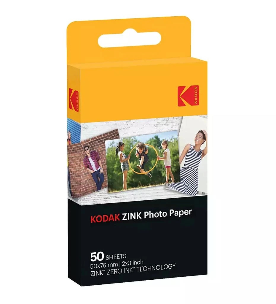 Kodak 2" x 3" Premium Zink Photo Paper - 50 Sheets