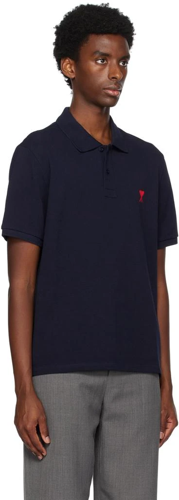 AMI Navy Ami de Cœur Polo 2