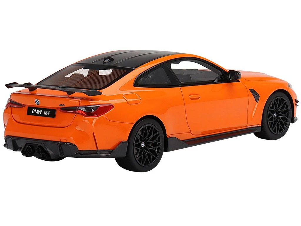 Top Speed BMW M4 M-Performance (G82) Fire Orange with Carbon Top 1/18 Model Car by 1