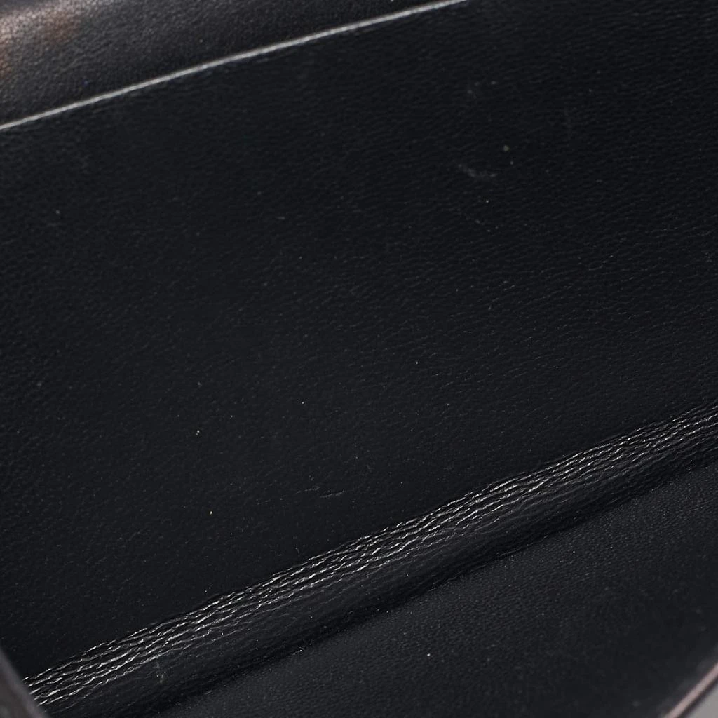 Gucci Gucci Black Guccissima Leather Heart Flap Continental Wallet 4