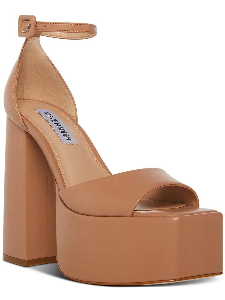 Steve Madden KASSIANI Womens Open Toe Ankle Strap Platform Heels