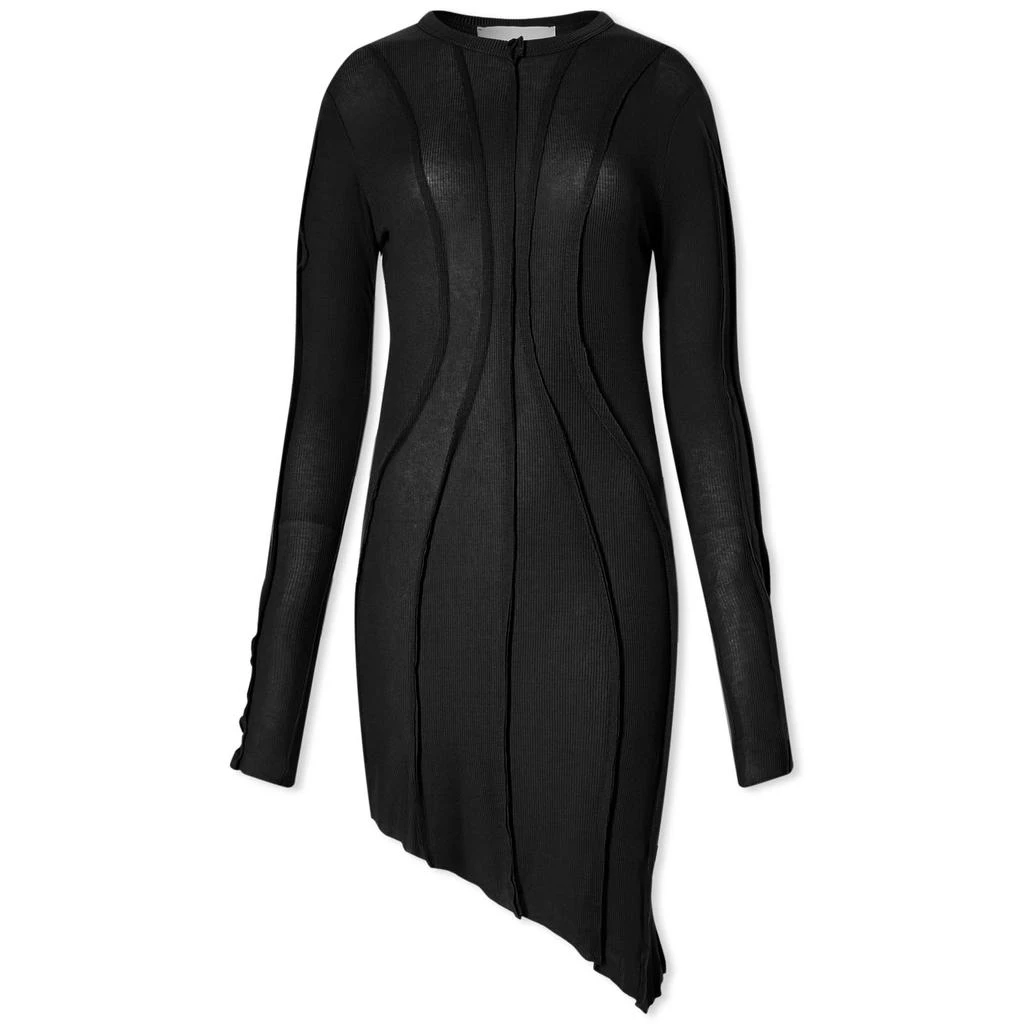 Sami Miro Vintage Sami Miro Vintage Asymmetric Long Sleeve Mini Dress 1