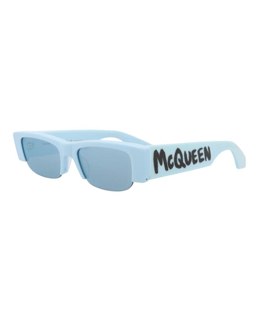Alexander McQueen Square-Frame Recycled Acetate Sunglasses