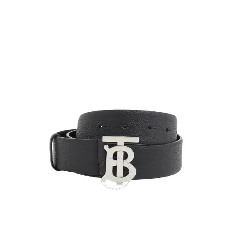 Burberry Burberry TB Plaque Buckle Leather Belt, Size 95