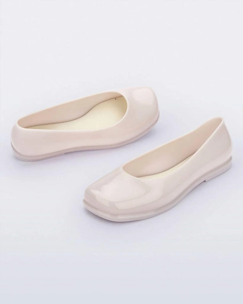 Melissa Women's Ruby Ballet Flat In Pearly Beige 2