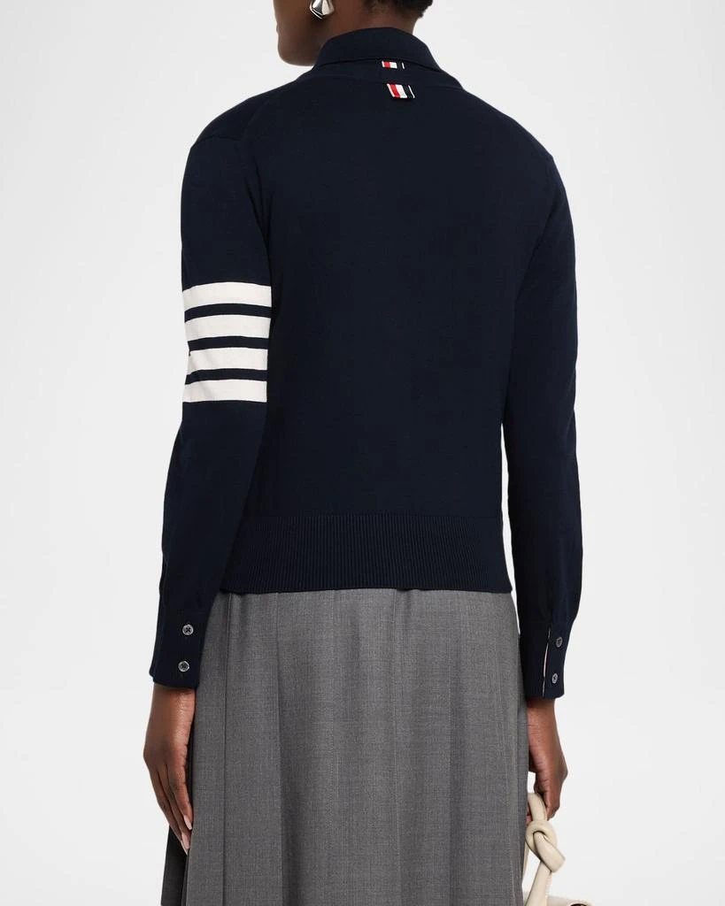 Thom Browne Tennis Racquets V-Neck Cardigan 3