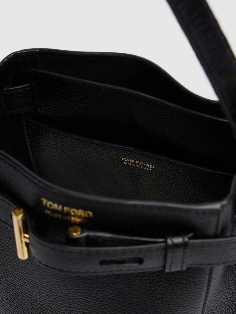 Tom Ford Mini Audrey Grain Leather Bucket Bag 6
