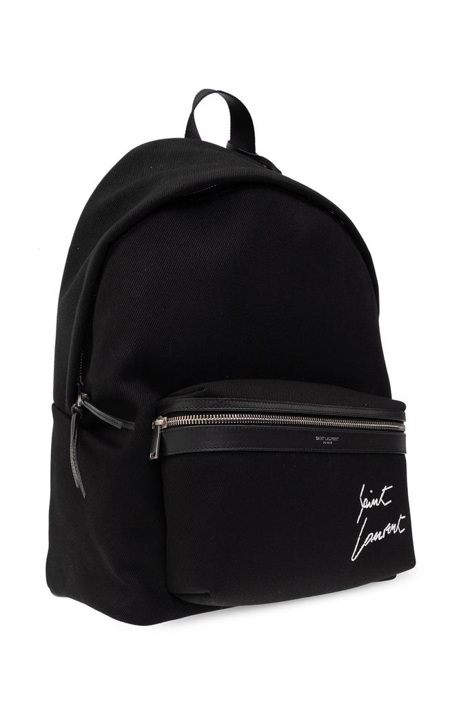 SAINT LAURENT ブラックリュック SAINT LAURENTバックパック（グレインレザー） | Saint Laurent