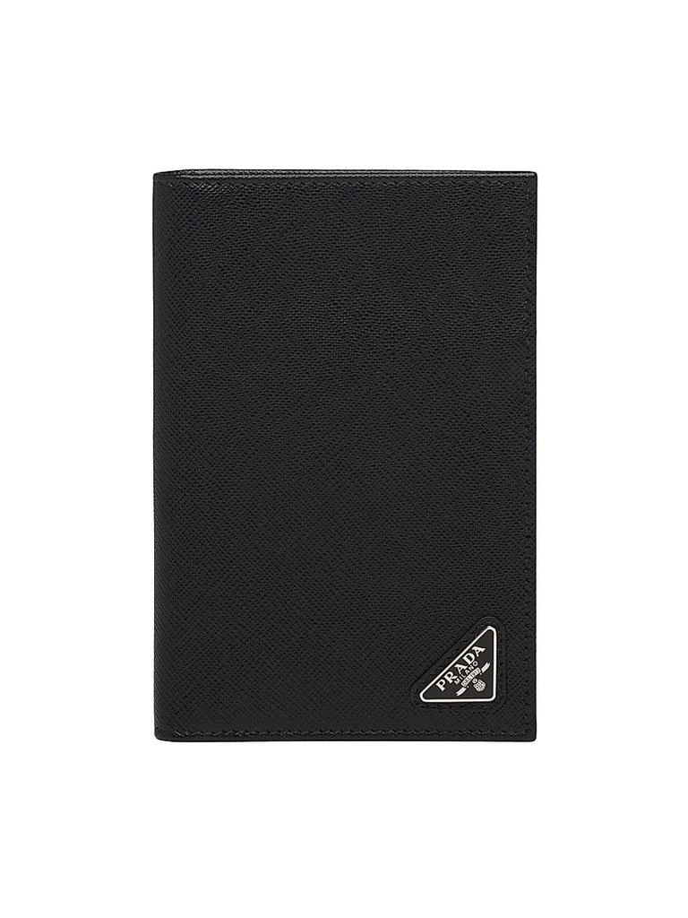 Prada Saffiano Leather Passport Holder 1