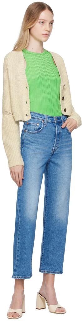 Levi's Blue Ribcage Jeans 4