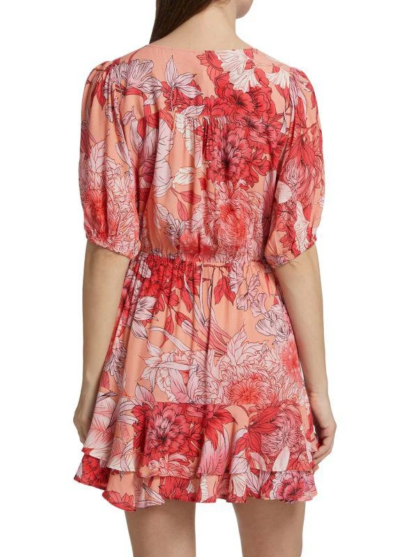 lars mini dress yellow Lars Mini Dress Red