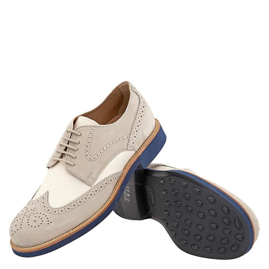Tod's Men's Perforated Two-Tone Nubuck Oxford Brogues 2