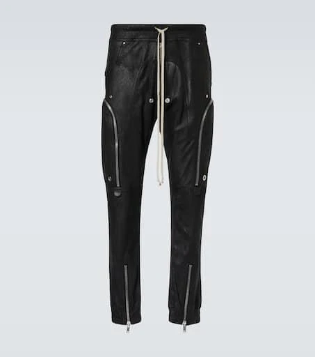 Rick Owens Leather cargo pants 1