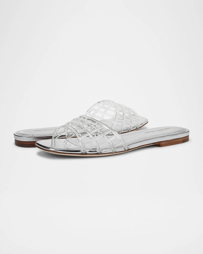 VERONICA BEARD Maris Jelly Flat Sandals 7