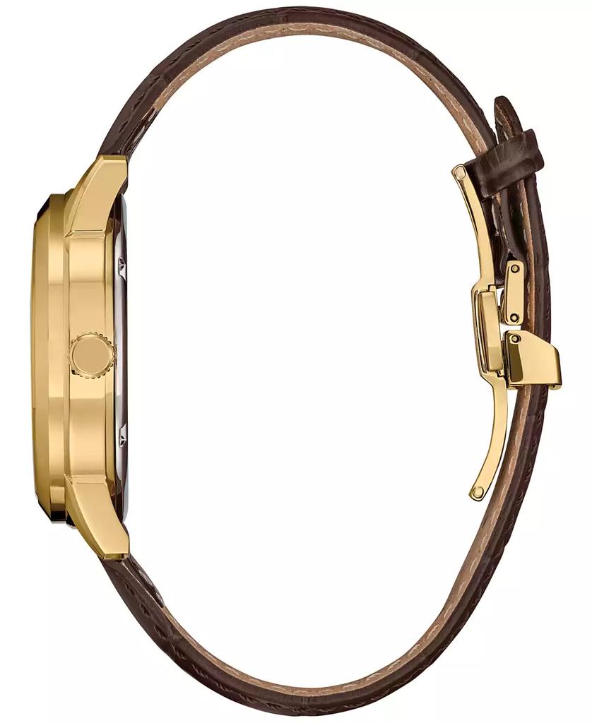 Citizen Eco-Drive Men's Rolan Brown Leather Strap Watch 40mm