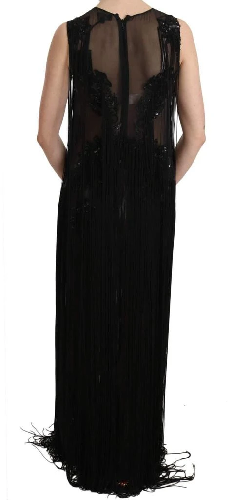 John Richmond John Richmond  Silk Beaded Sequined Sheer Dress 3