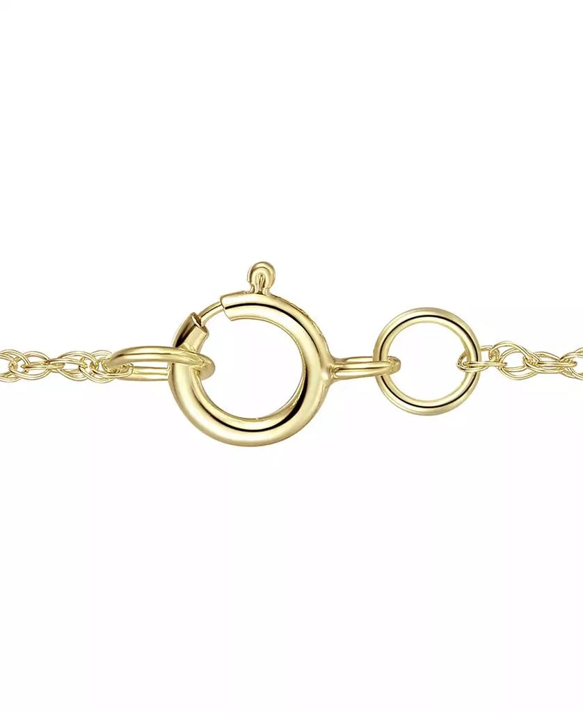 Macy
s Sapphire (1 ct. t.w.) And Diamond (1/20 ct. t.w.) Pendant Necklace in 14k White Gold (Also Available in Emerald 
Ruby) 3