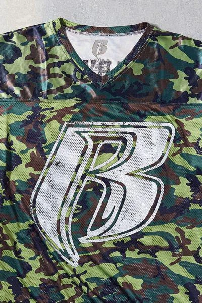 Urban Outfitters Ruff Ryders Football Jersey Mesh Tee 7
